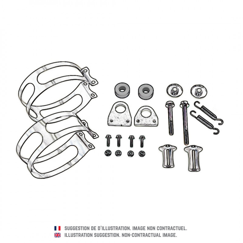 Kit Collier pour YAMAHA YFZ 450 (04-08) - Inox / Whisper