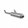 Silencieux 2 temps pour YAMAHA YZ 125 (06-21) Longueur : 220mm 
