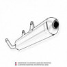 Silencieux 2 temps pour KTM SX 125 (04-10) SPR Longueur : 220mm 