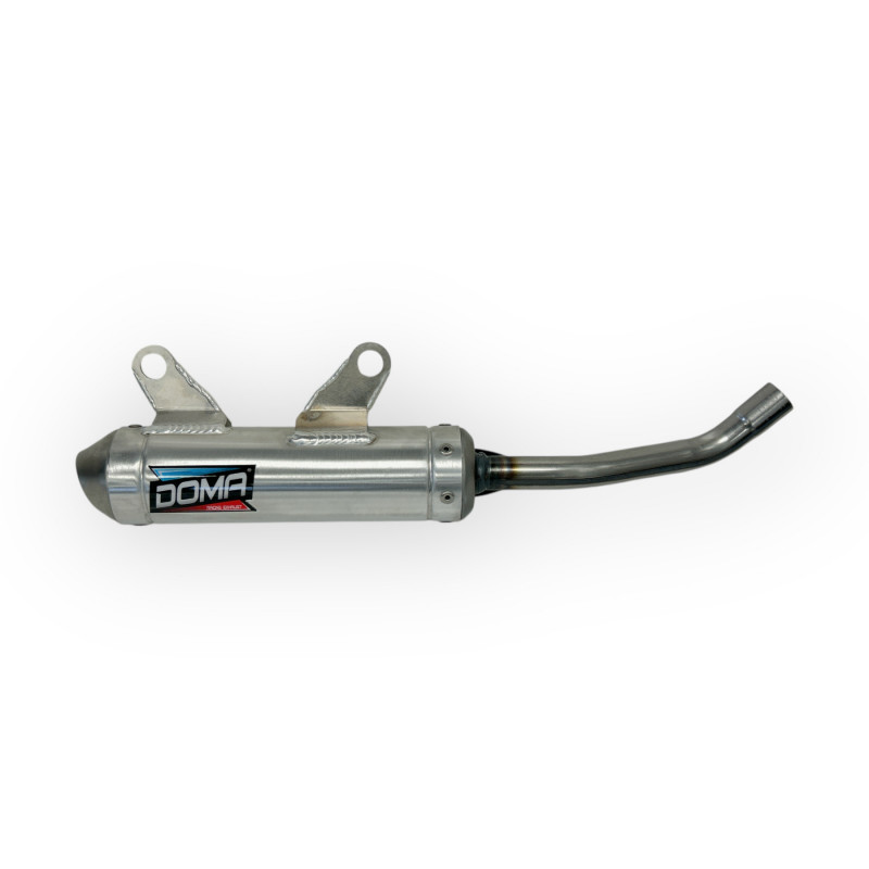 SILENCIEUX COURT 2 TEMPS DOMA POUR KTM 125 SX 2023-2025/ TC 125 2023-2025/ MC 125 2024-2025 Lg. 240 mm 