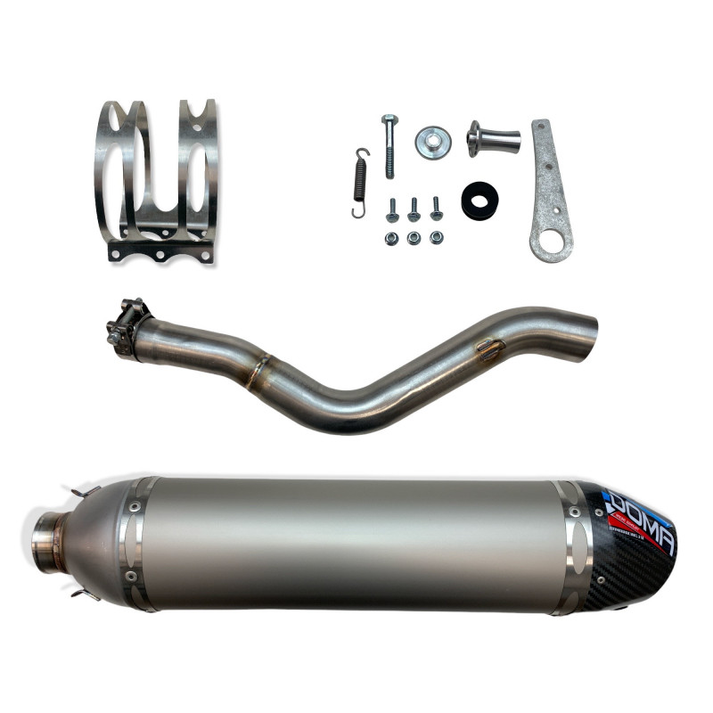 Silencieux 4 temps pour YAMAHA RAPTOR 350 (04-10) Aluminium / Carbone  Cpl