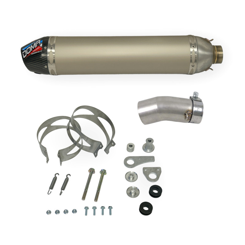 Silencieux 4 temps pour YAMAHA RAPTOR 660 (02-05) Aluminium / Carbone   