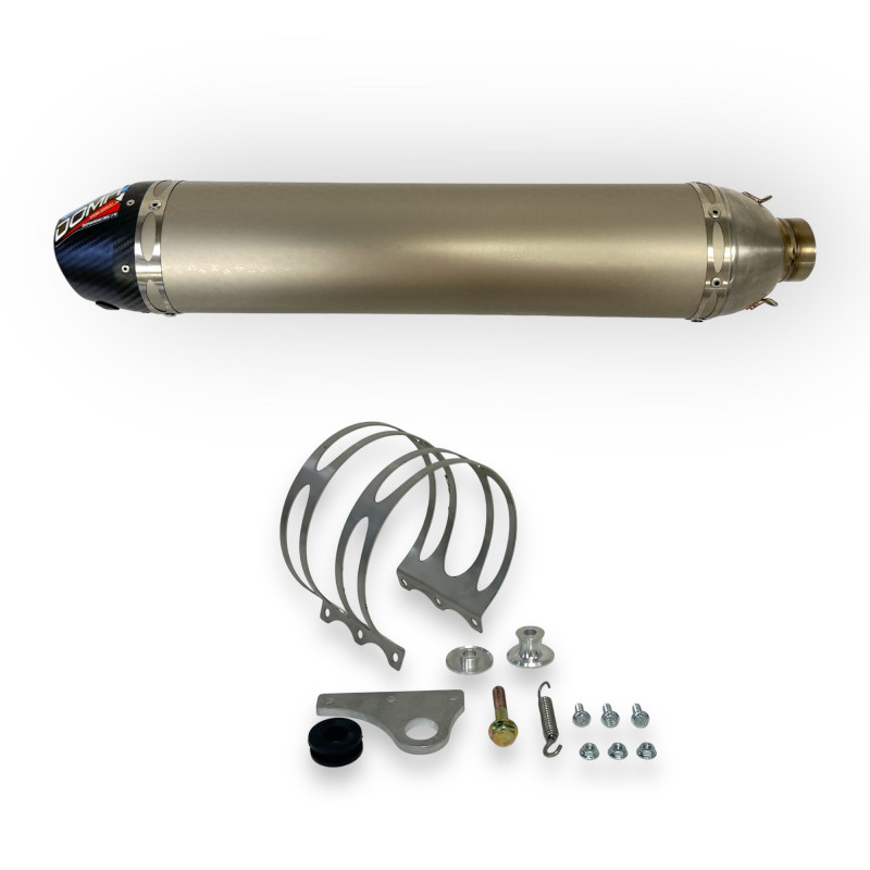 4-Stroke Silencer for AJP PR7 (16-25) Aluminium / Carbon