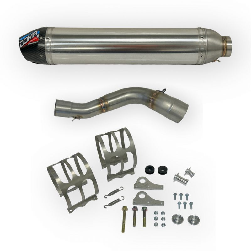 4-Stroke Silencer for YAMAHA YFZR 450 (09-24) Inox / Carbone Diameter 60mm