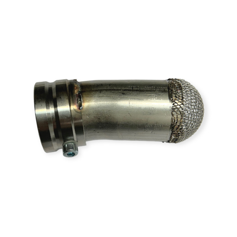 Noise reducer with grille (dB Killer) for OV4 aluminum/carbon exhaust silencer.