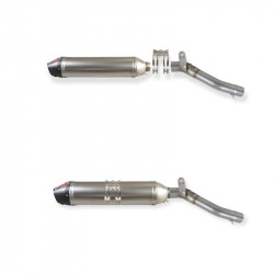 4-Stroke Silencer for HONDA TRX 450R (06-12) Aluminium / Carbon