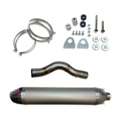 4-Stroke Silencer for YAMAHA YFZ 450 (04-08) Aluminium / Carbon