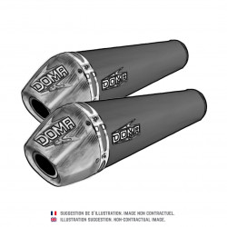 4-Stroke Silencer for HONDA CRF 250 R (14-17) Titatium Twin
