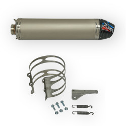 4-Stroke Silencer for HONDA TRX 450R (04-05) Aluminium / Carbon